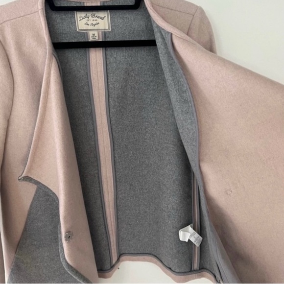 Lucky Brand Wool Colorblock Jacket size medium - Picture 4 of 11